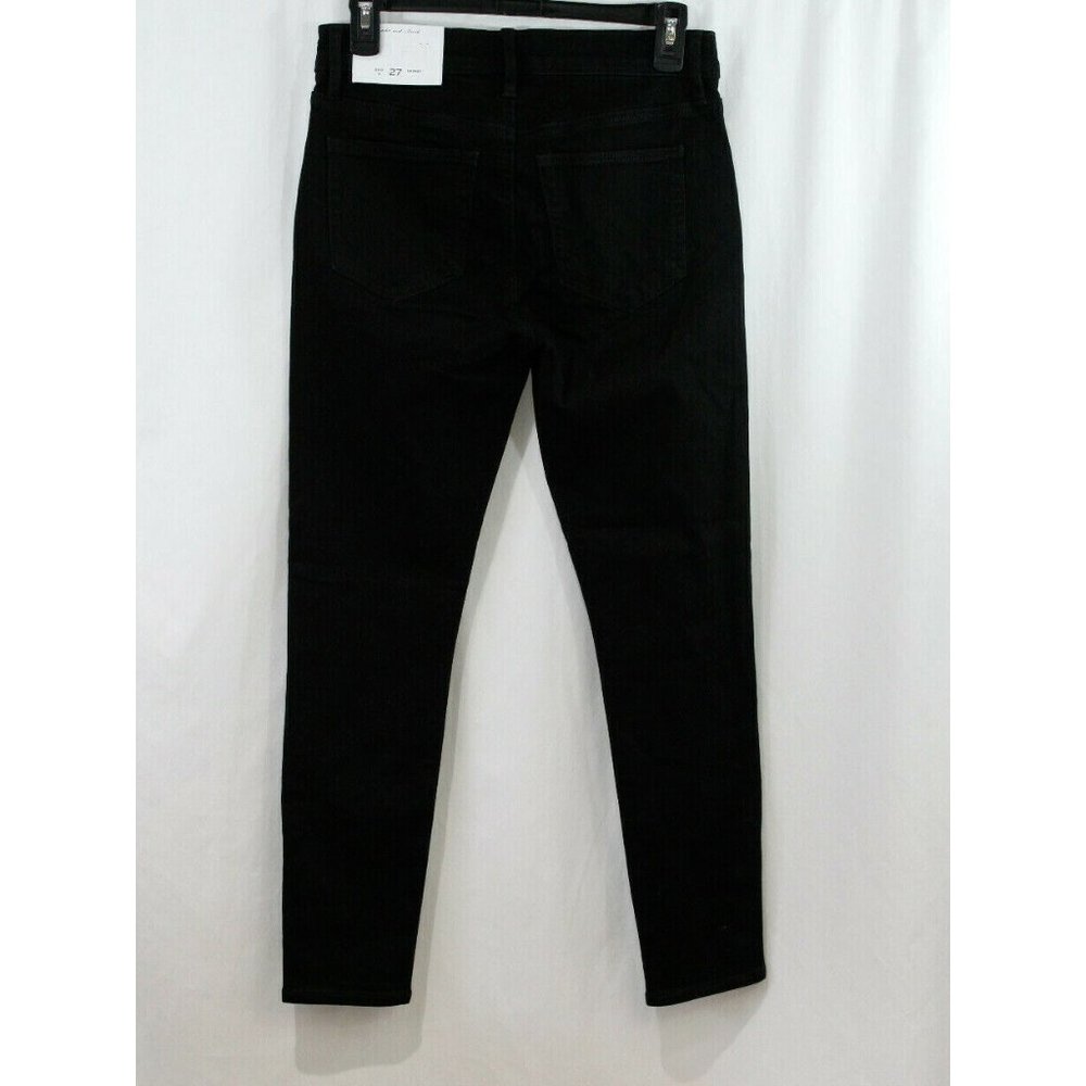 NWT LOFT Womens Black Embellished Skinny Jeans 4 - Picture 5 of 7